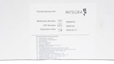 Integra INSHITH Cranial Access Kit (x)